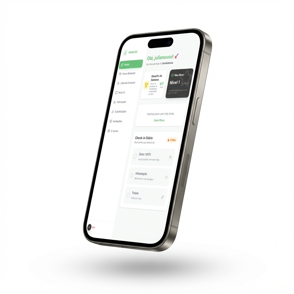 Interfaz de Nutri.AI mostrando el panel